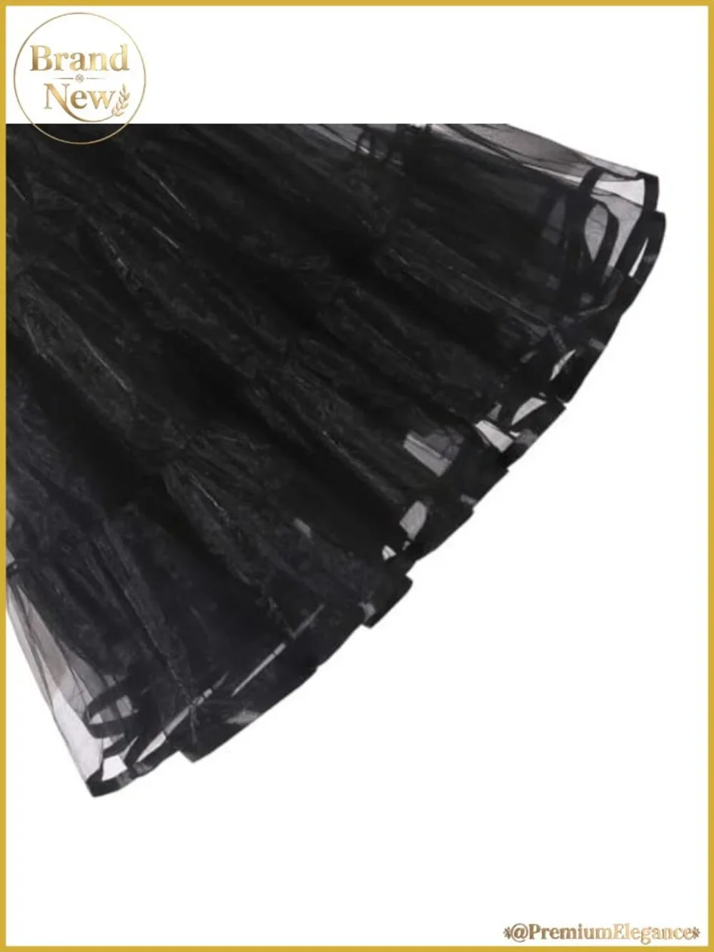1950s Vintage Petticoat Crinoline Underskirt 3 Tier Organdy 29.5